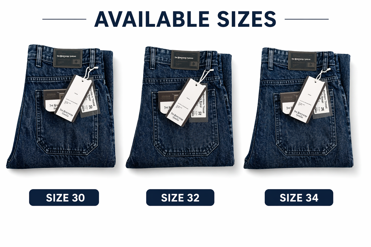 Men’s Baggy Fit Jeans | Washed Blue Denim | Loose Relaxed Fit Jeans for Men | Mid Rise Wide Leg Streetwear |